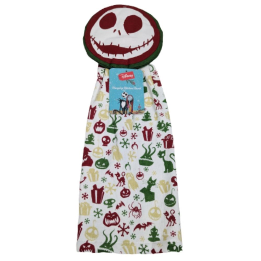 Disney The Nightmare Before Christmas Hanging Kitchen Towel